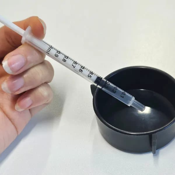파충류 피딩 주사기 1ml 5개