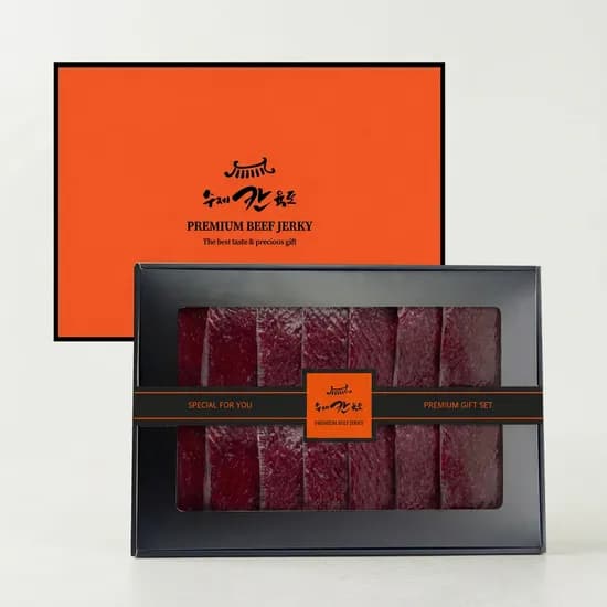 칸육포 수제 촉촉통통 선물세트 국내산 420g 1세트