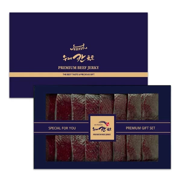 칸육포 수제 촉촉통통 선물세트 국내산 60g 8팩 1세트 50,000원