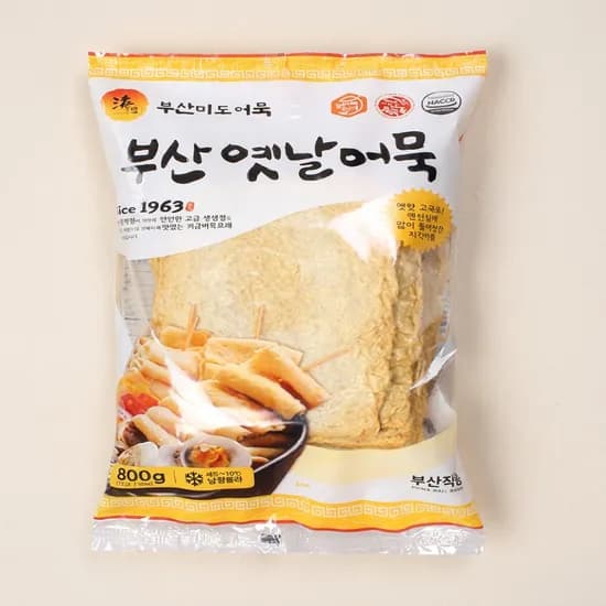 미도 부산 옛날어묵 상천 사각 800g 25장 3개