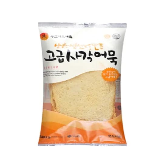 미도식품 고급 사각어묵 특상 냉장 500g 1개