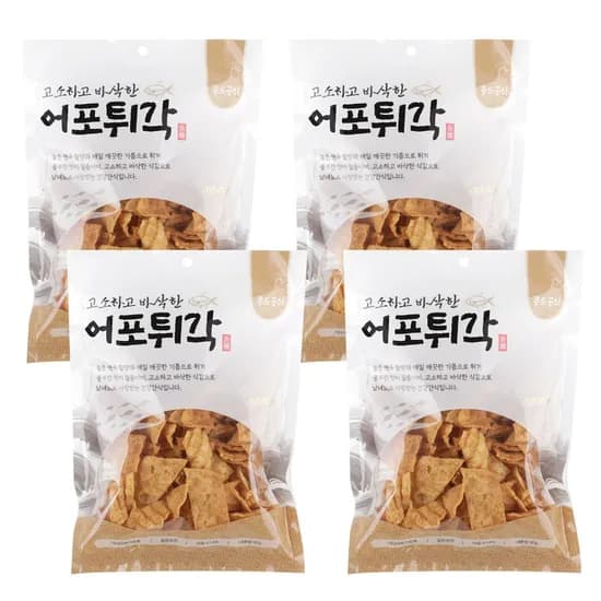 푸드공식 오리지널 어포튀각, 90g, 4개