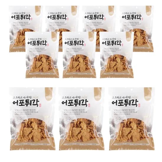 오리지널 어포튀각 90g 10개