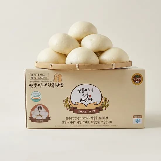 땅콩이네 안흥 손찐빵 1.2kg 1개
