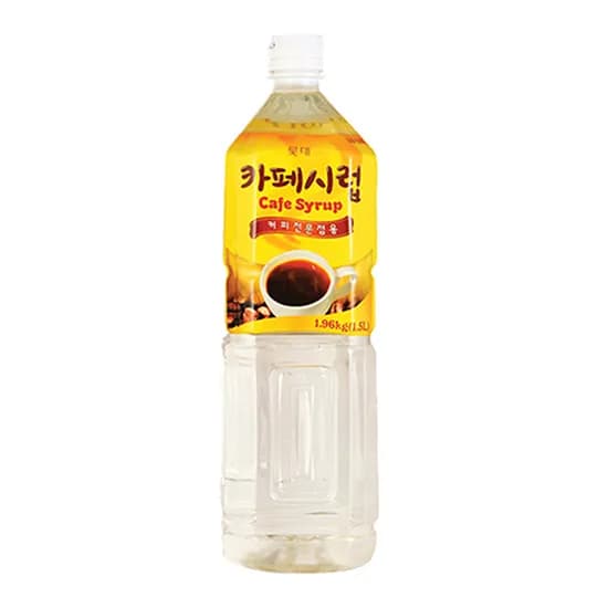 롯데 카페시럽 1.5L 1개
