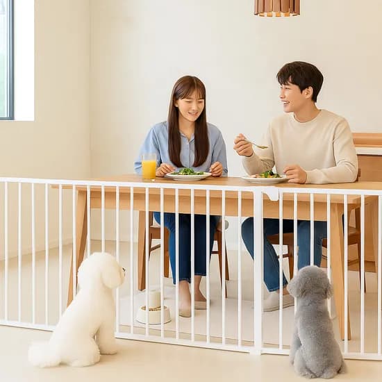 소프하우스 애견울타리 확장패널, 화이트, 53cm, 1개