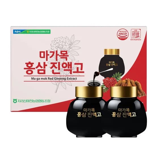 지리산마천농협 마가목 홍삼 진액고 500g 2병