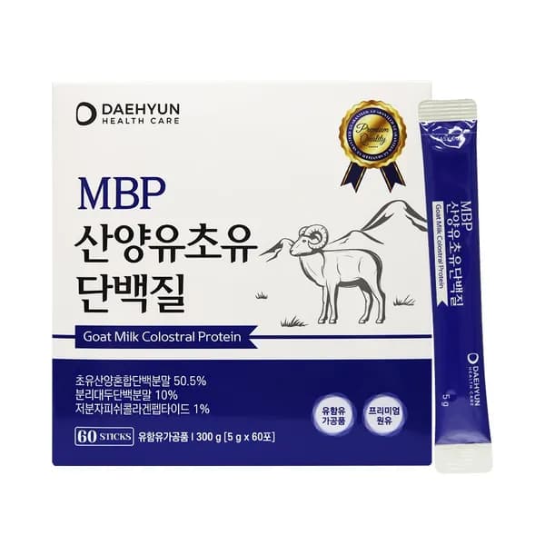 대현헬스케어 MBP 산양유 초유단백질 5g 60포 1박스 14,900원
