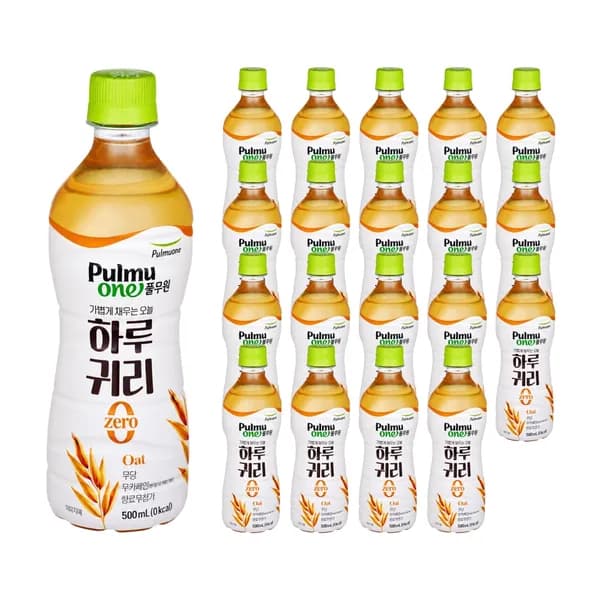 풀무원 곡물차 하루귀리 500ml 40개 24,990원