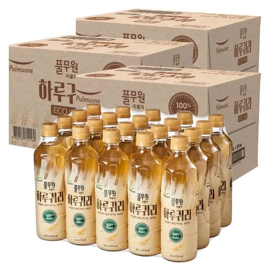 풀무원 곡물차 하루귀리, 500ml, 80개