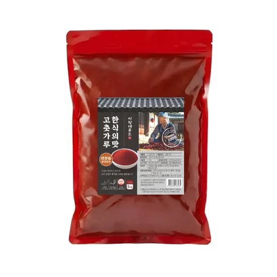 이장네푸드 고춧가루 보통맛 반찬용 중간입자 1kg 10개