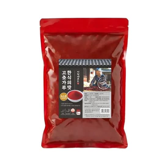 이장네푸드 고춧가루 보통맛 소스용 고운입자 1kg 1개