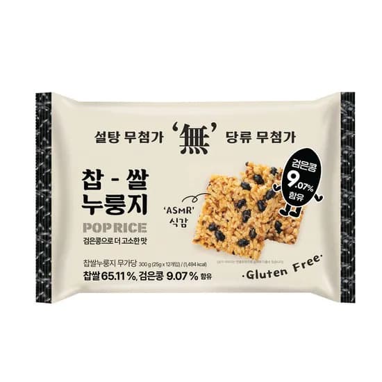 찹쌀누룽지 무가당, 300g, 5개