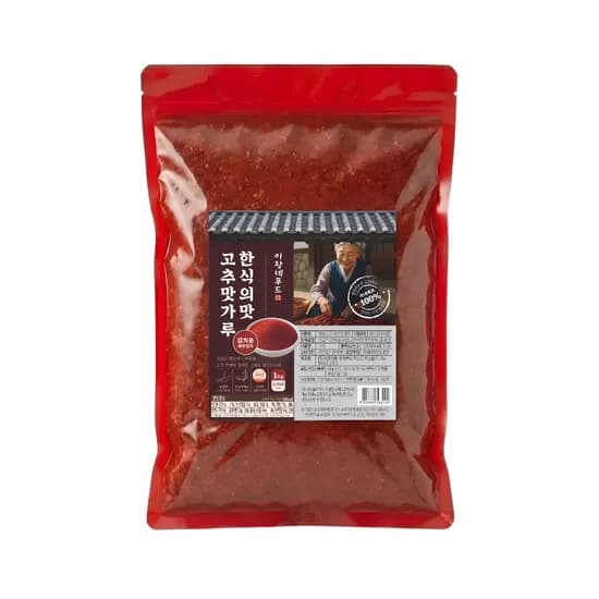 이장네푸드 청결초 고춧가루 김치용 굵은입자 1kg 1개