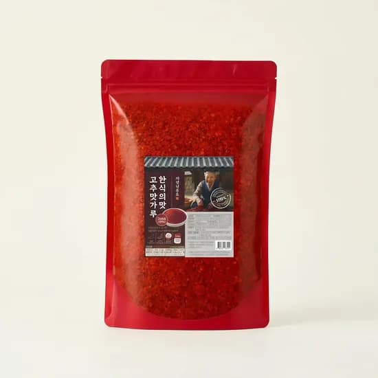 이장네푸드 청결초 고춧가루 김치용 굵은입자 1kg 5개