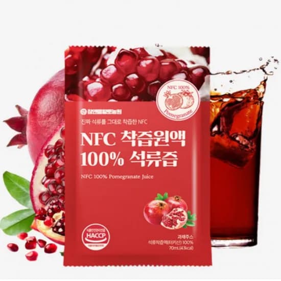 피피듀오 석류즙 착즙원액 무첨가 NFC 70ml 100포