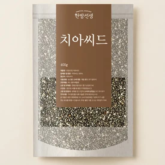 한방선생 치아씨드 특품 400g 1개