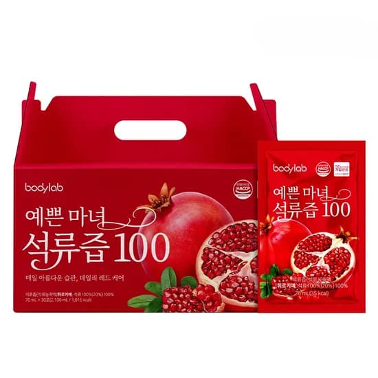 바디랩 예쁜 마녀 석류즙 70ml 60팩