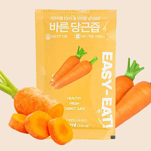 이지잇 제주 구좌 당근즙 무첨가 100ml 30개 16,900원