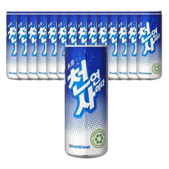 천연사이다 250ml 30개