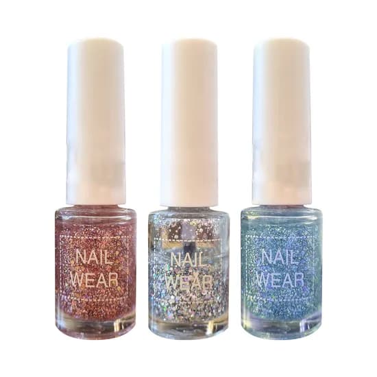 더샘 네일 웨어 글리터, 54 정열의 파워 연핑크, 7ml, 1개