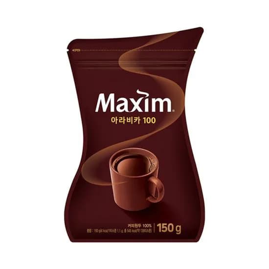 맥심 아라비카100 블랙 리필용, 150g, 1개