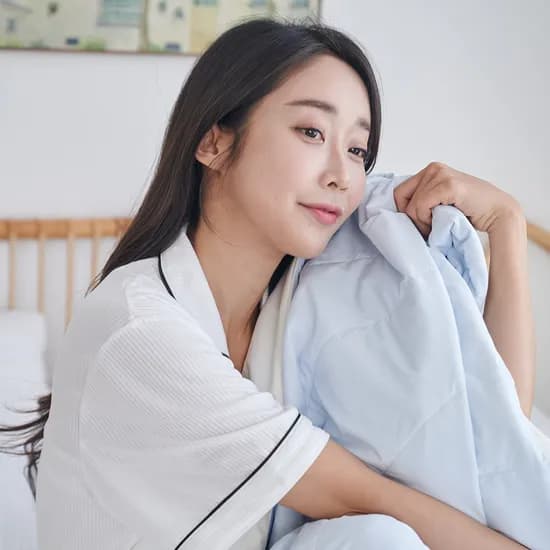 듀라텍스 냉감 쿨 이불, 블루아이보리, 슈퍼싱글, 2개