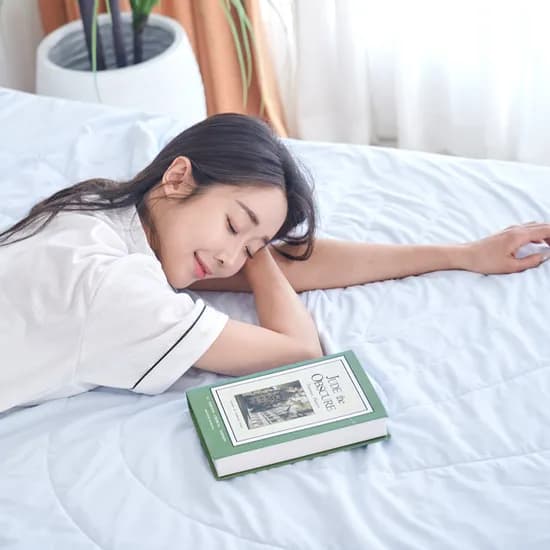 듀라텍스 냉감 쿨 이불, 블루아이보리, 퀸, 2개