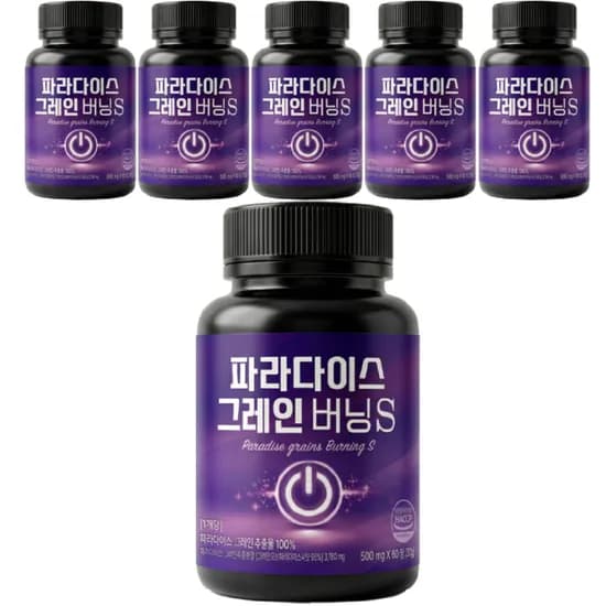 파라다이스 그레인 버닝S 500mg 60정 6개 48,900원