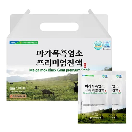 마가목 흑염소 프리미엄 진액 70ml 30포 1개