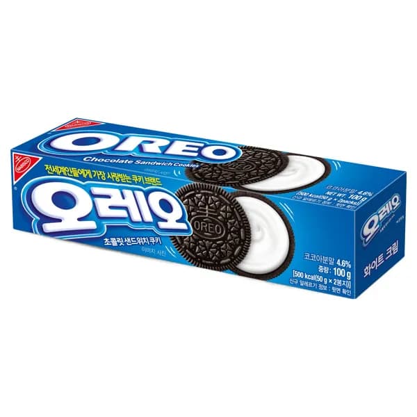 오레오 화이트 크림 100g 1개 3,100원