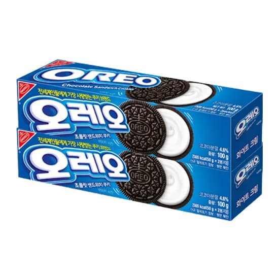 오레오 화이트 크림 100g 2개