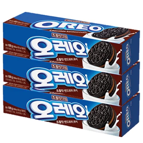 오레오 초코크림 100g 3통