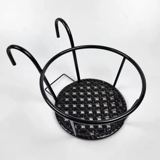 걸이형 화분거치대, 블랙, 1개