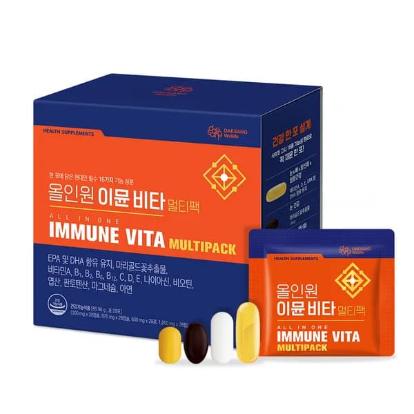 대상웰라이프 올인원 이뮨 비타 멀티팩 28회분 1박스 24,900원