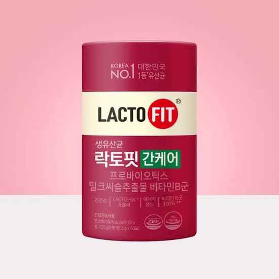 종근당건강 락토핏 간케어 실리마린 밀크씨슬 추출물 2g 60포 1통