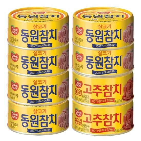 동원참치 살코기 135g 6개 외 고추참치 135g 2개