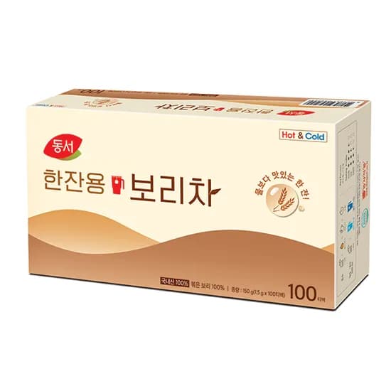 동서 한잔용보리차, 1.5g, 100개입, 1개