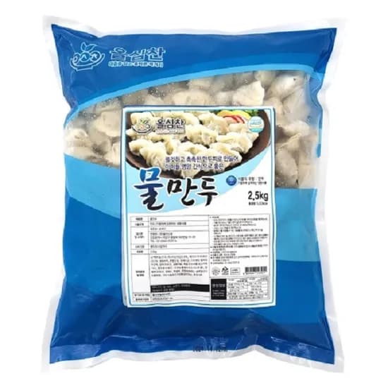 올심찬 대용량 물만두 2.5kg 1팩