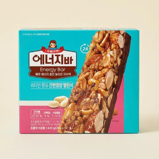 슈퍼우먼 에너지바 35g 12개입 2박스
