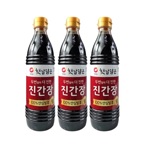청정원 진간장 골드 840ml 3개 1세트