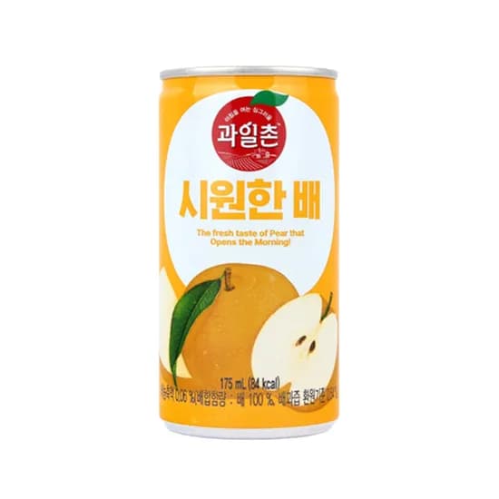 과일촌 배 드링크 175ml 30개