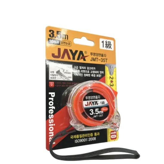 자야공구 줄자 JMT-35T 투명 3.5m 16mm 1개 4,375원