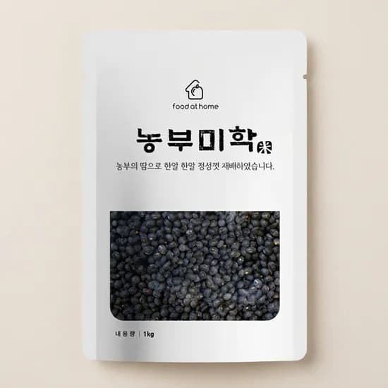 농부미학 국내산 서리태 1kg 1개