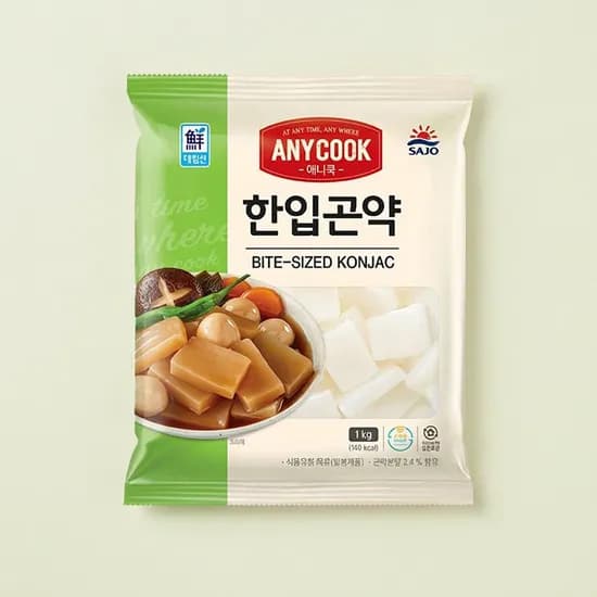 대림 애니쿡 한입곤약 1kg 1개