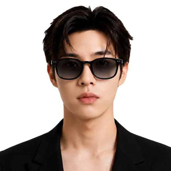 싱글레이드 남녀공용 편광 선글라스 TR90 UV400 블랙