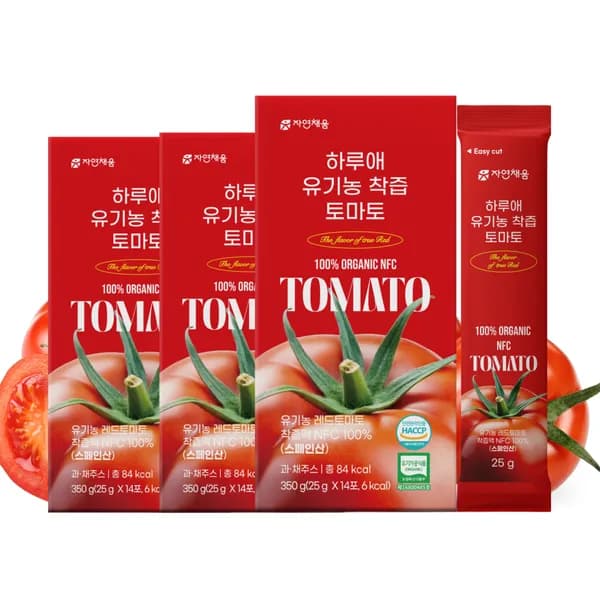 하루애 유기농 착즙 토마토 25ml 42개 17,800원
