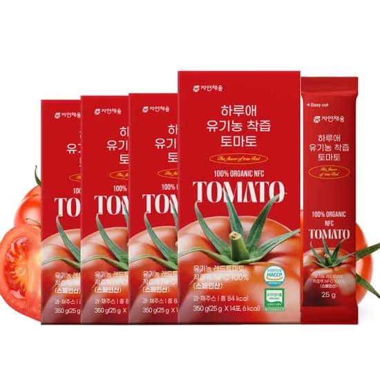 하루애 유기농 착즙 토마토 25ml 56개 22,800원
