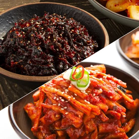 푸디헤븐 고들빼기무침, 1kg, 1개 + 무말랭이무침, 1kg, 1개