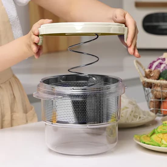 대용량 음식물 짤순이, 아이보리, 4L, 1개
